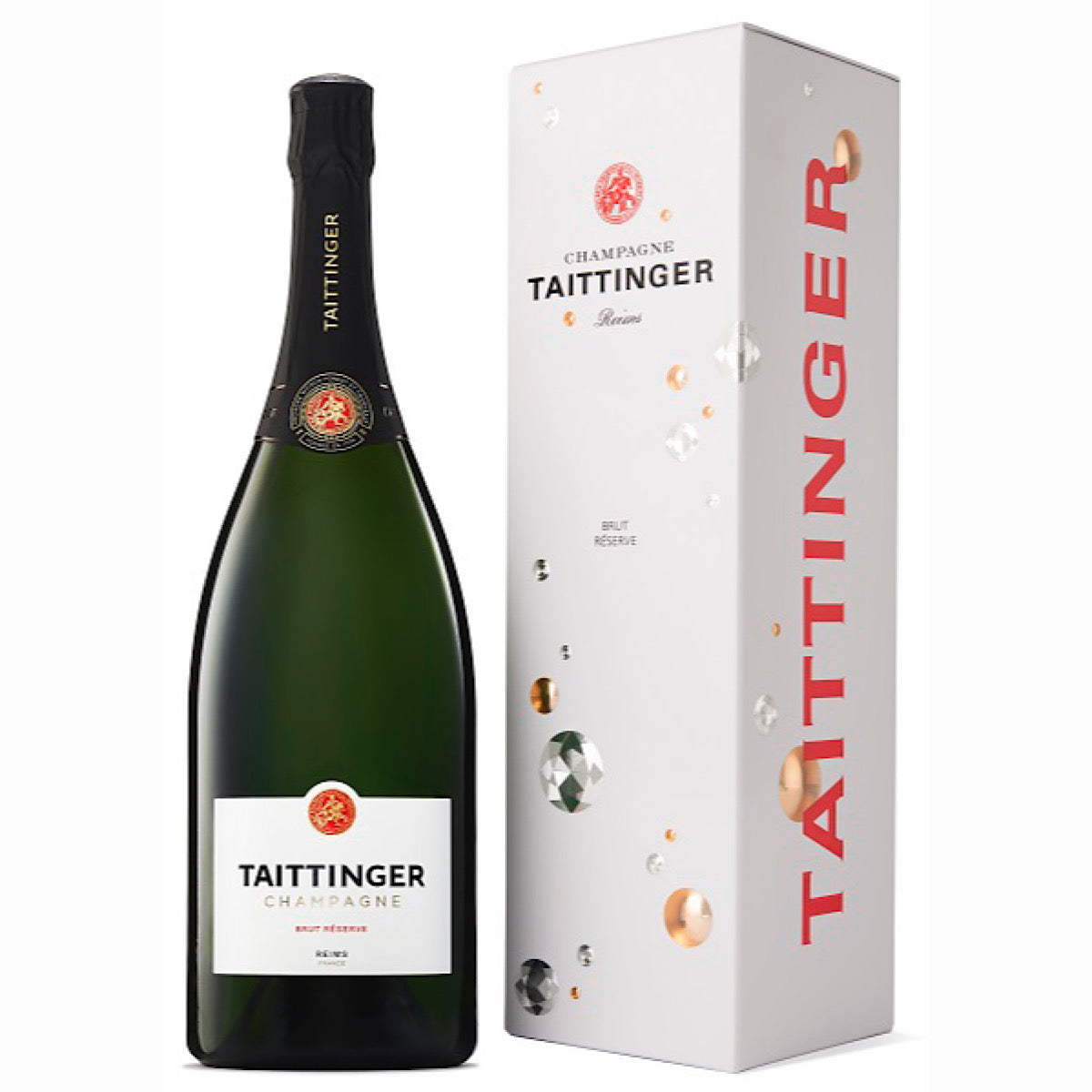Taittinger Magnum Brut Reserve Champagne Gift Box 1.5 litre