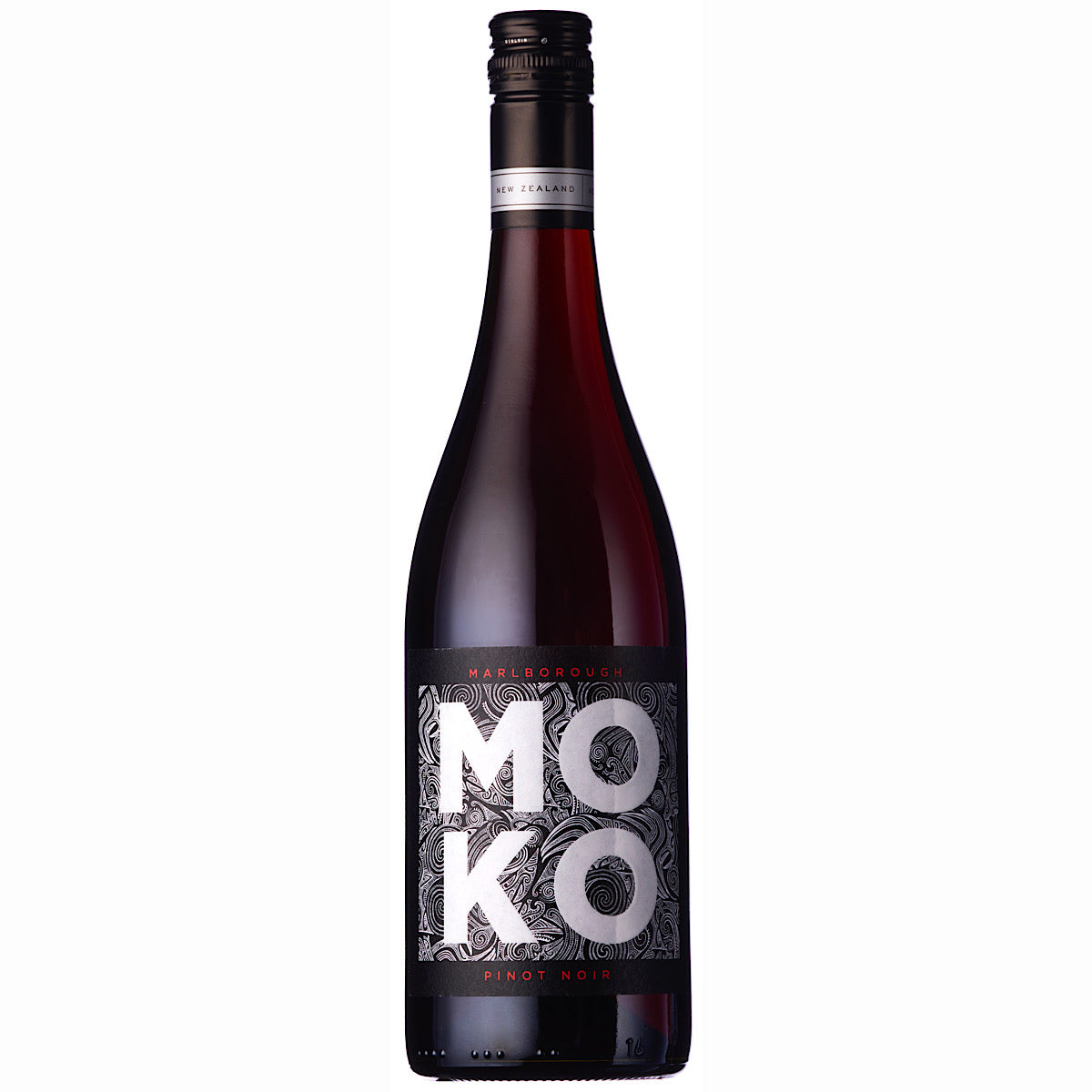 Moko Black  Pinot Noir, Waipara 6 Bottle Case 75cl