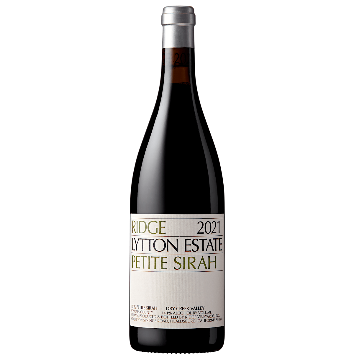 Ridge Lytton Estate Petite Syrah 2021