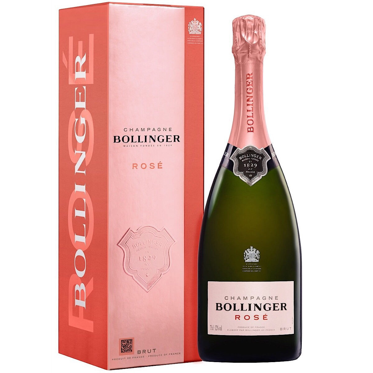 Bollinger Rose NV Champagne Gift Box 6 Bottle Case 75cl
