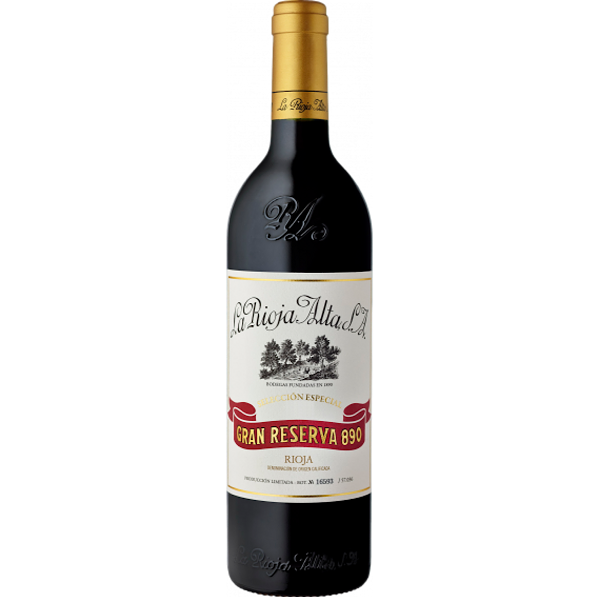 La Rioja Alta Gran Reserva 890 2010 75CL Bottle