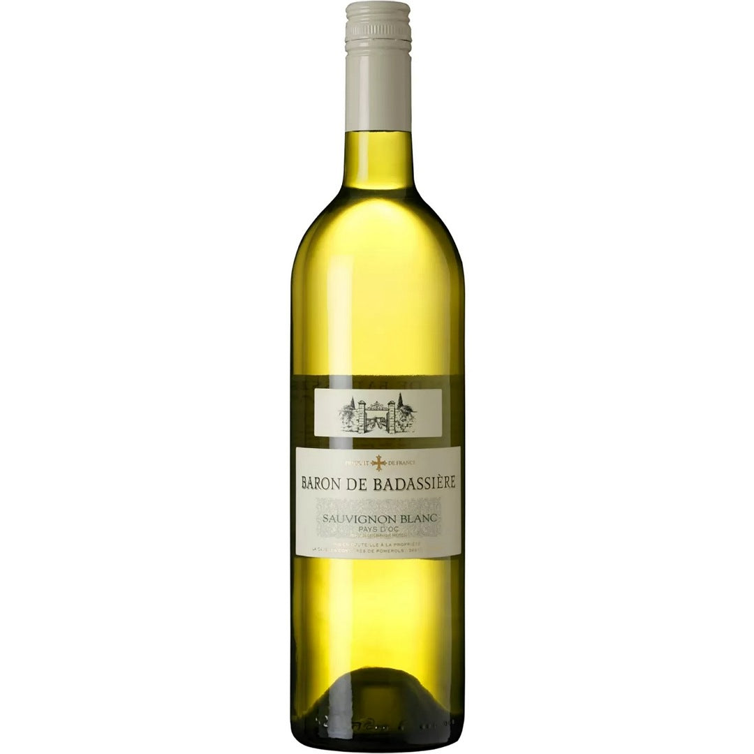 Baron de Badassière Sauvignon Blanc IGP Côtes de Thau 6 Bottle Case 75cl