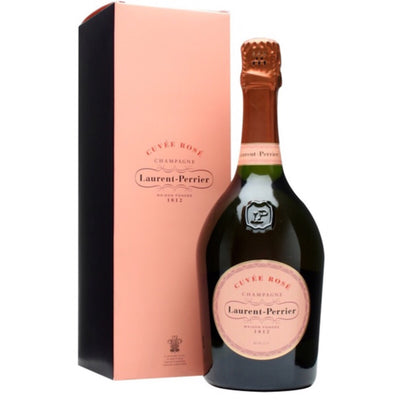 Laurent-Perrier Cuvee Rose NV Champagne in Gift Box 6 bottles 75cl and Ltd Ed Stopper
