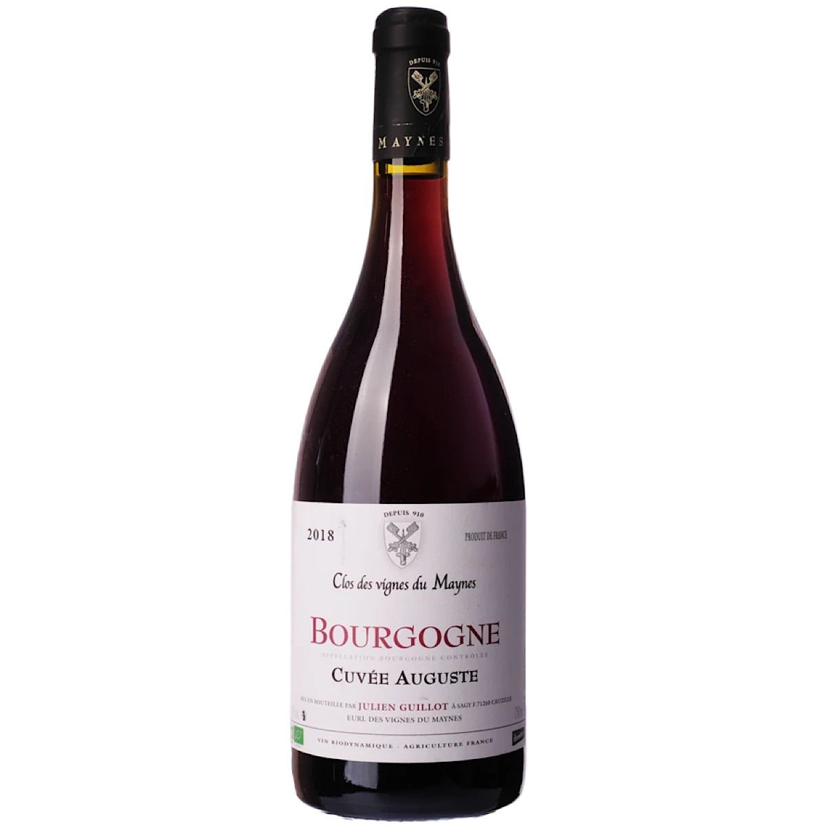 Domaine des Vignes du Maynes, BOURGOGNE ROUGE "AUGUSTE" 6 Bottle Case, 75cl