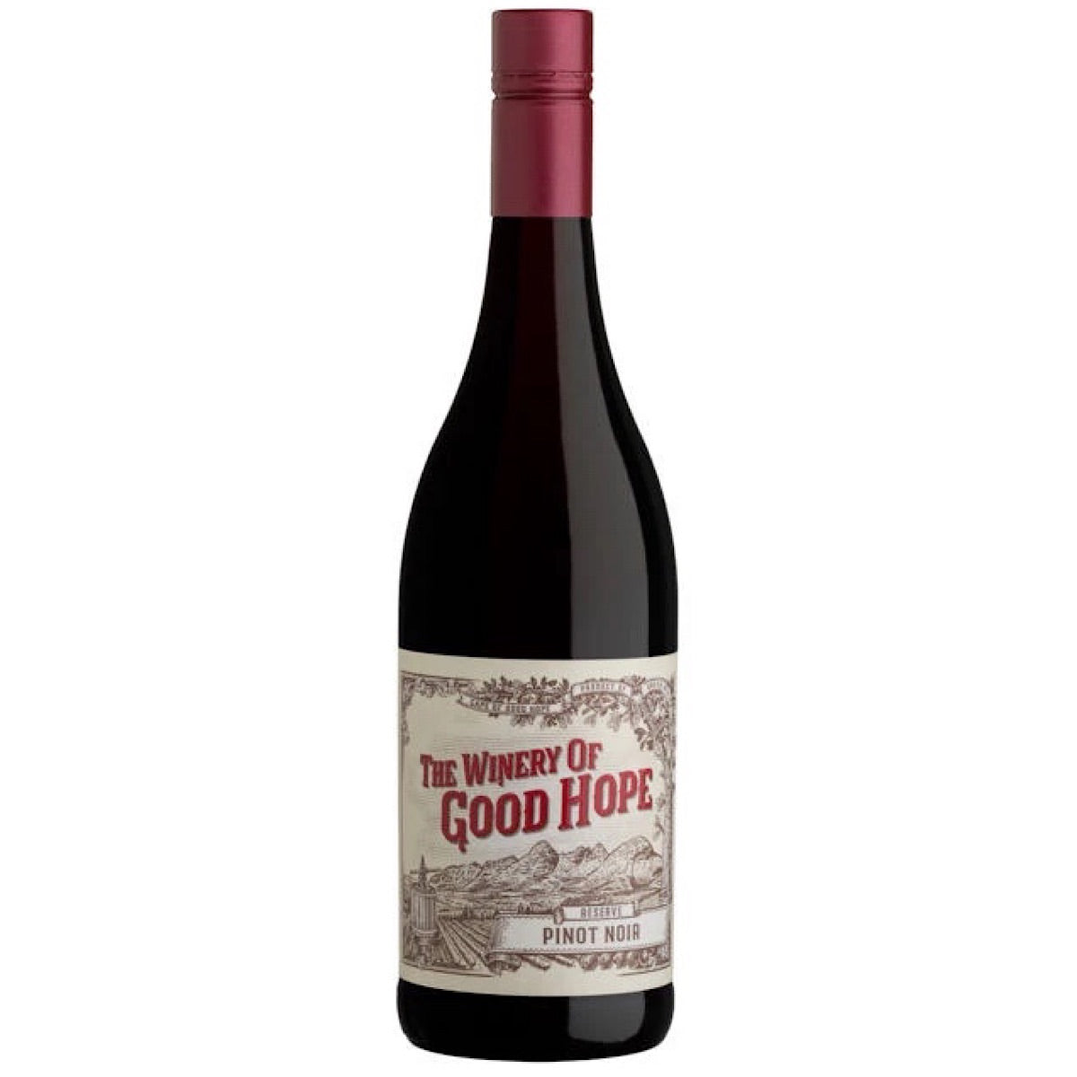 THE WINERY OF GOOD HOPE, PINOT NOIR, 6 Bottle Case 75cl