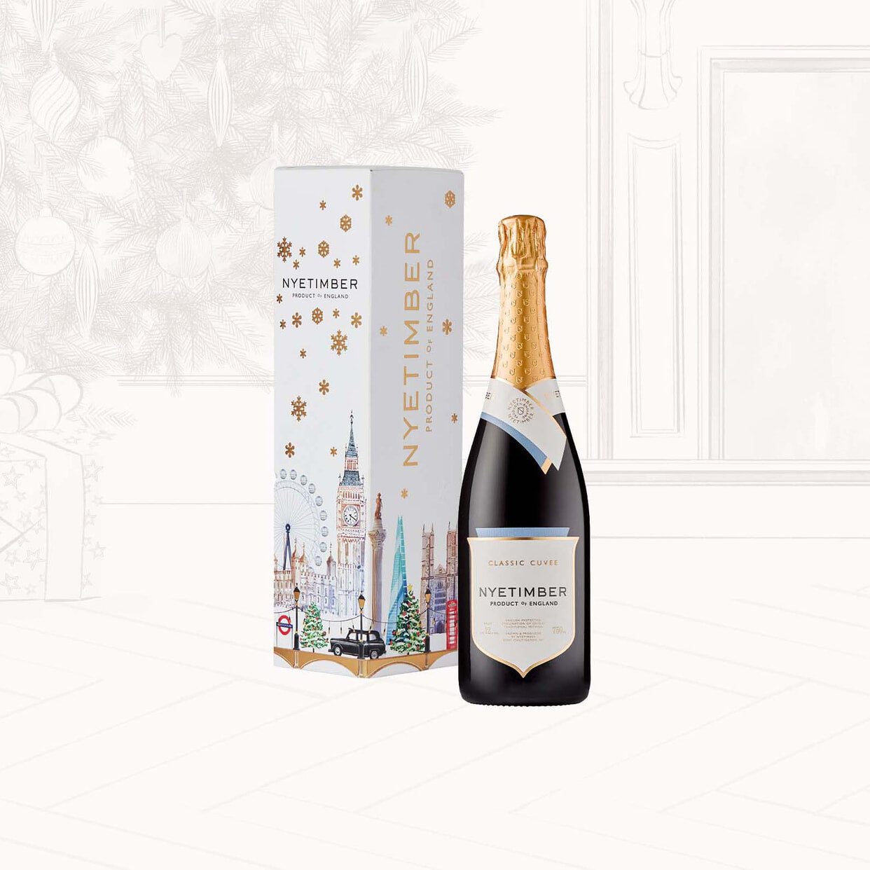 Nyetimber Classic Cuvee London Skyline 75cl 6 Bottle Case