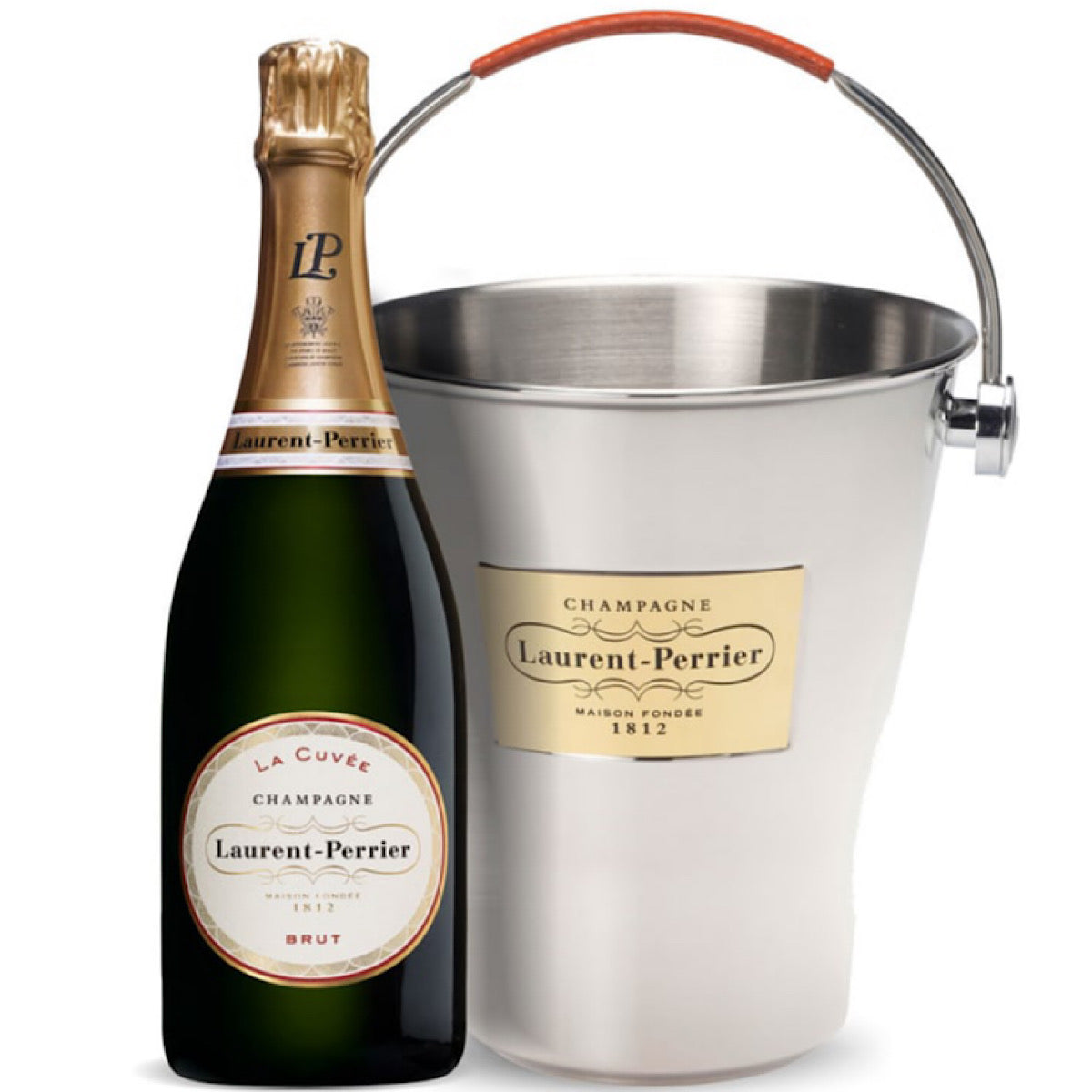 Laurent Perrier Single Ice Bucket with La Cuvee Champagne 75cl