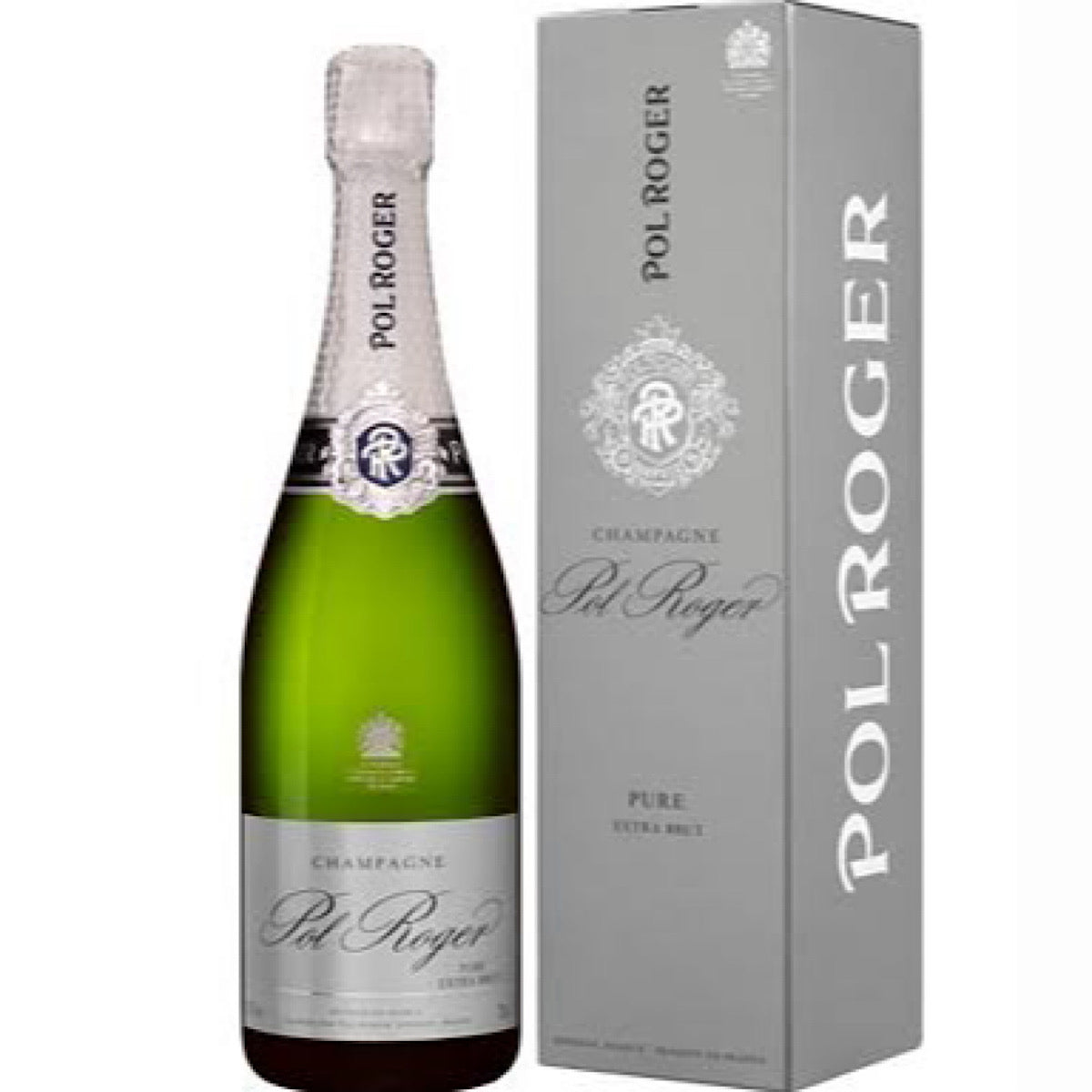 Pol Roger Pure Zero Dosage Bottles Gift Boxed 6 Pack  75cl