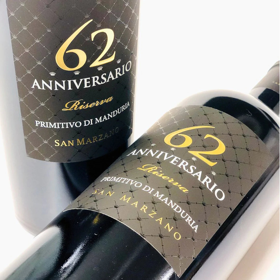 Cantina San Marzano 62 Anniversario Primitivo di Manduria JEROBOAM 3 litre