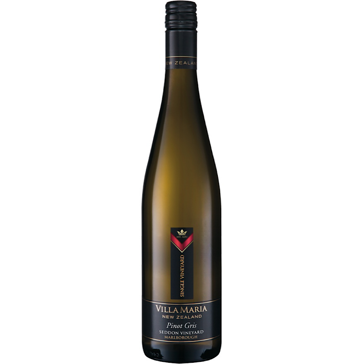 Villa Maria Single Vineyard Seddon Pinot Gris 6 Bottle Case 75cl