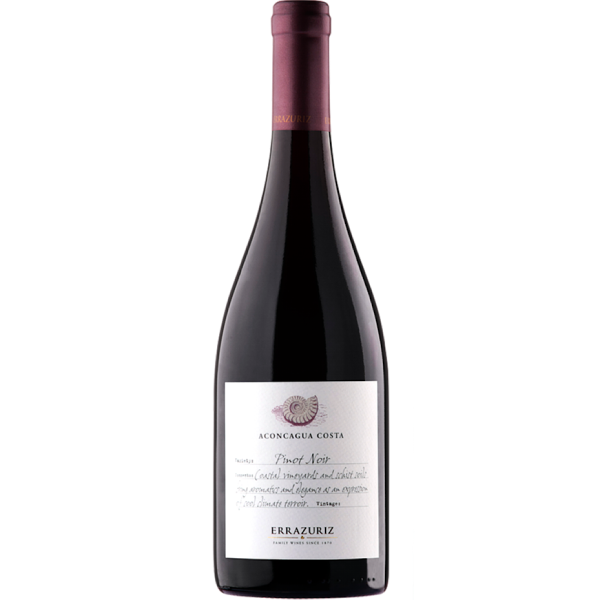 Errazuriz ‘Aconcagua Costa’ Pinot Noir 6 Bottle Case 75cl