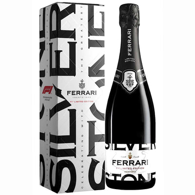 Ferrari Brut F1 Limited Edition Silverstone Gift Box 75cl with 2 Ferrari Glasses