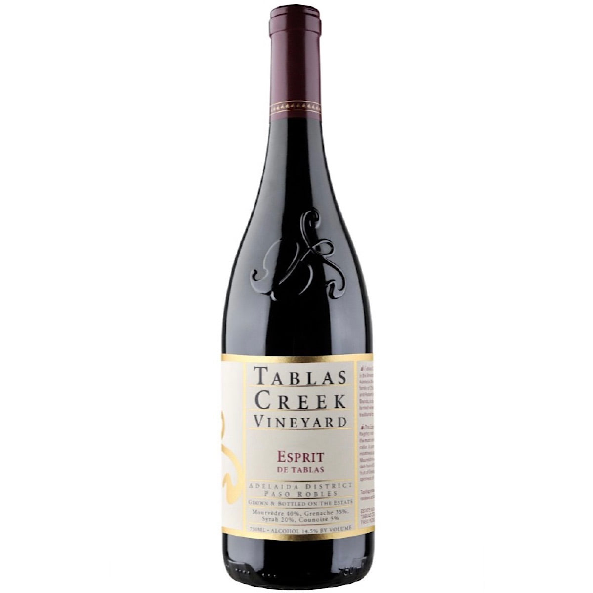 Tablas Creek, Esprit de Tablas Rouge, 12 Bottle Case 75cl