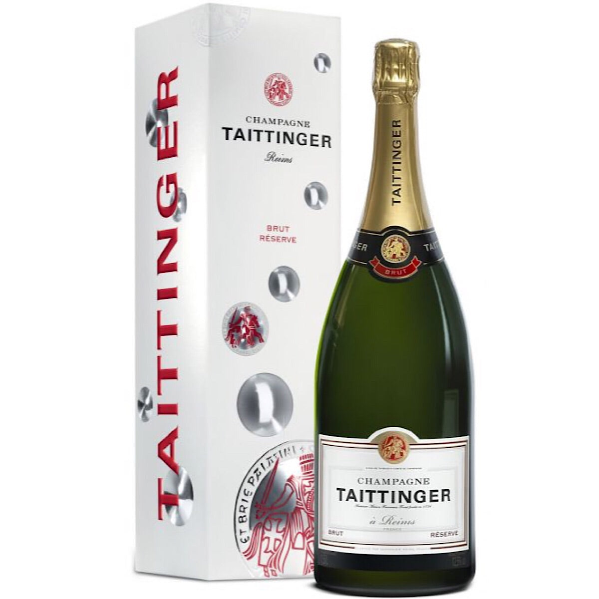 Taittinger Magnum Brut Reserve Champagne  NOT Gift Box.