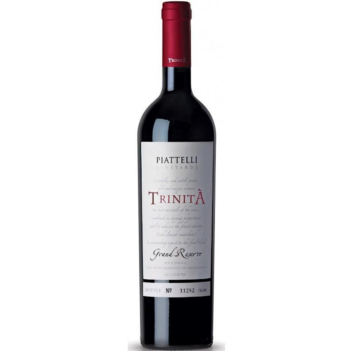 Piattelli Vineyards, 'Trinità', Lujan de Cuyo 6 Bottle Case 75cl