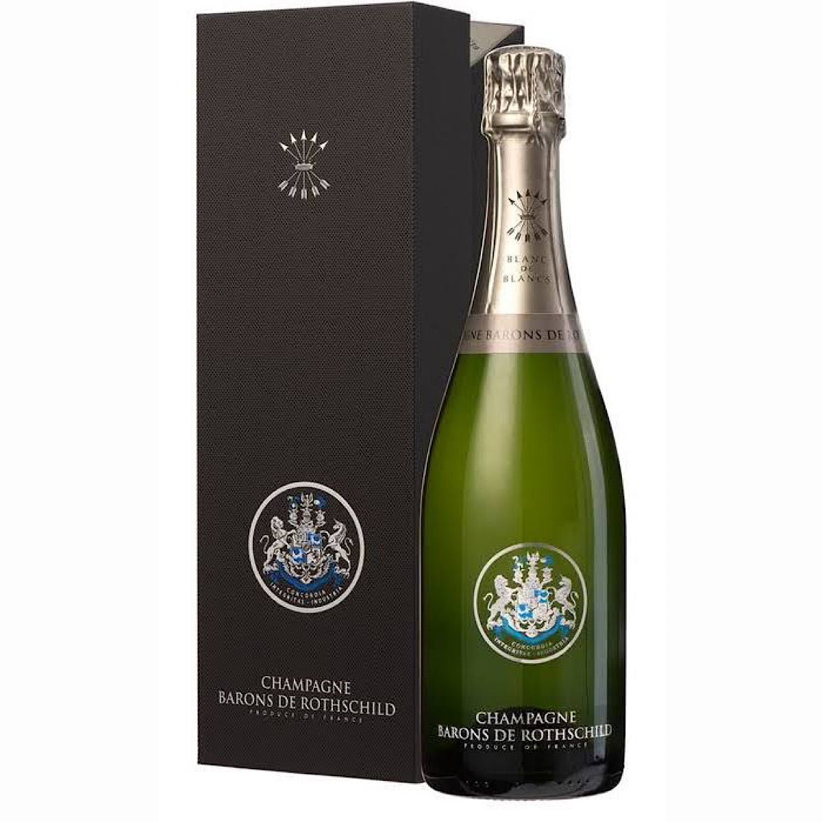 Champagne Barons de Rothschild Blanc de Blanc  Champagne Gift Box 6 Bottle Case 75cl